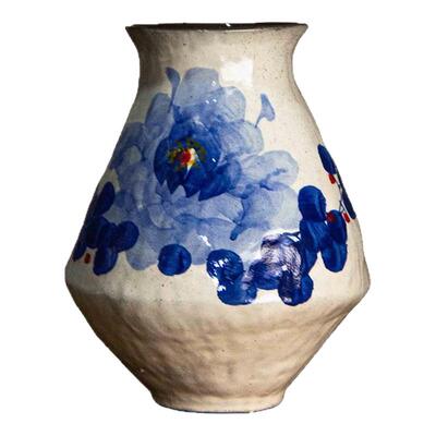 景德镇侘寂风纯手工手绘插花花器