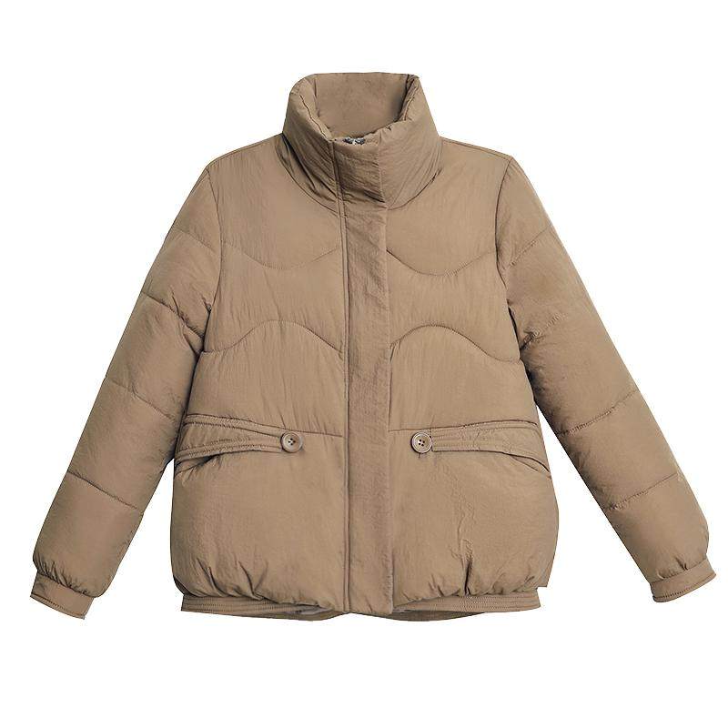 宽松面包服羽绒棉衣女短款2024新款秋冬棉服遮肉外套保暖时尚棉袄