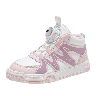 回力童鞋2025秋冬新款男童时尚加绒鞋女童保暖冬鞋儿童高帮二棉鞋