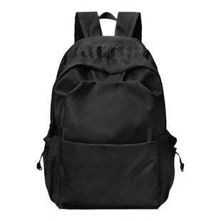 DRACONITE2026新款黑色大容量双肩包男学生轻便书包电脑背包旅游