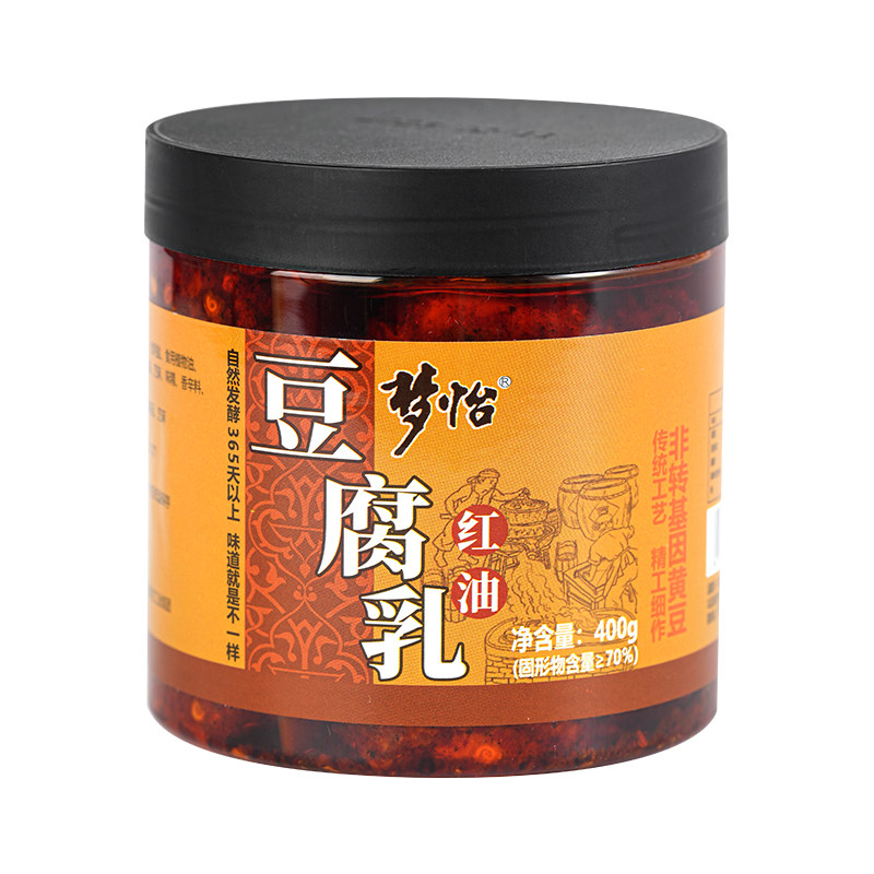 重庆特产梦怡红油红豆腐400g