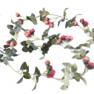 仿真茶苞奥格斯花藤植物墙花墙装饰家居空调藤椅吊篮管道装饰假花