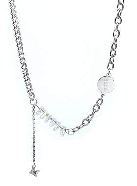 crivla炫彩亚克力拼接女ins项链