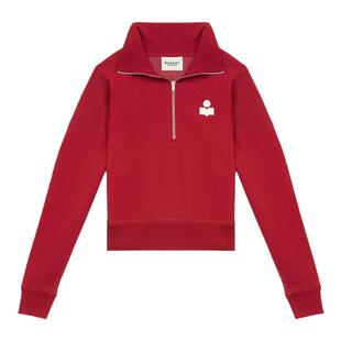 MARANT ETOILE2025 ROSS红色休闲卫衣女