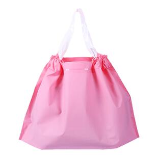 加厚磨砂外卖打包袋束口抽绳购物包装塑料手提袋袋子服装店衣服袋