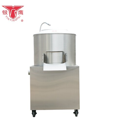 山东银鹰450型不锈钢土豆脱皮机毛芋马铃薯土豆去皮机砂纸方便换