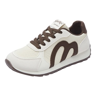 春季休闲运动女鞋2026新款皮面阿甘鞋ins超火德训鞋百搭学生鞋子