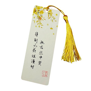 书签定做订制自制手工diy材料古典中国风印章空白自写卡纸学生用