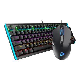 达尔优LK165机械键盘鼠标套装有线电脑游戏104键黑轴青轴红轴茶轴