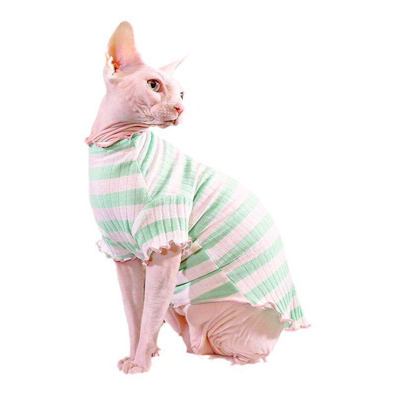 猫咪衣服背心春夏款无毛猫夏天薄款斯芬克斯猫猫德文猫加菲猫橘猫
