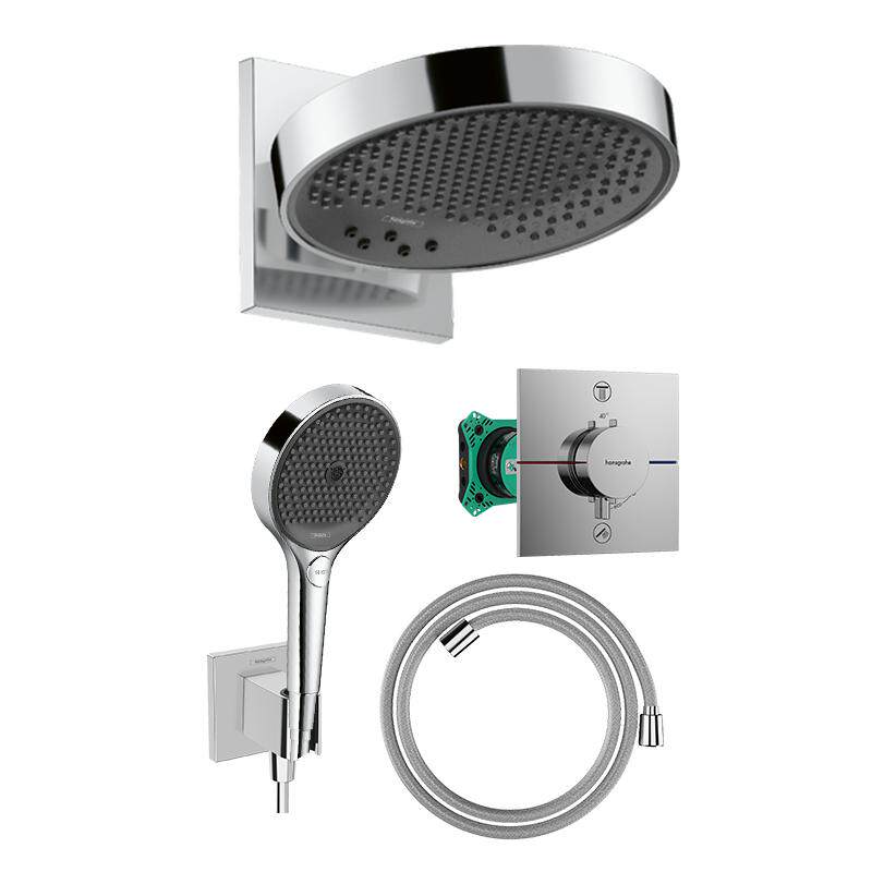 汉斯格雅hansgrohe境雨250&360入墙式预埋隐藏式淋浴花洒套装