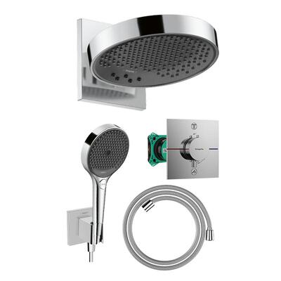 汉斯格雅hansgrohe境雨250&360入墙式预埋隐藏式淋浴花洒套装