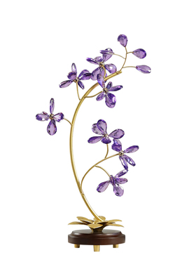 南初先生万紫千红水晶花摆件