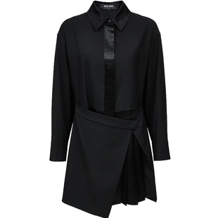 Vero Moda连衣裙2025秋季新款含再生纤维素纤维拼接短裙3253SZ005