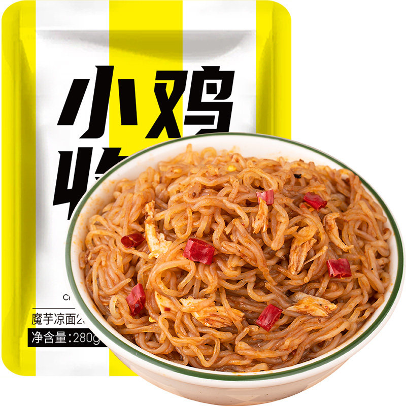 小鸡收腹代餐椒麻鸡味魔芋凉面