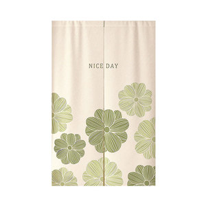 可爱门帘隔断帘家用免打孔