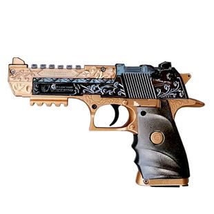 迷你玩具枪电动声光耐摔手枪投影卡通沙漠之鹰男生宝宝婴幼儿童抢