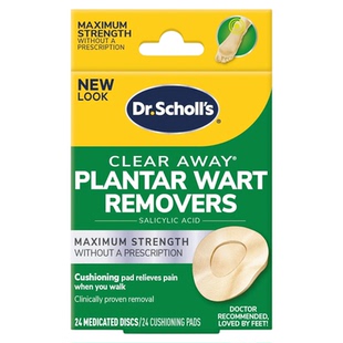 Dr.Scholl's Plantar Wart Removers, Maximum Strength足茧修复