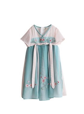 儿童汉服夏款襦裙中国