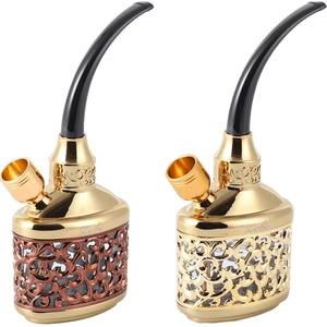 ZOBO正牌豪华水烟壶双重循环过滤烟嘴男士便携水烟斗烟筒烟袋全套