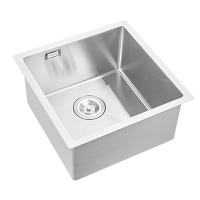 摩恩手工吧台小单槽304不锈钢厨房水槽洗菜盆27533