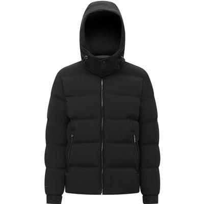 鹅绒波司登商务男羽绒服可脱卸帽