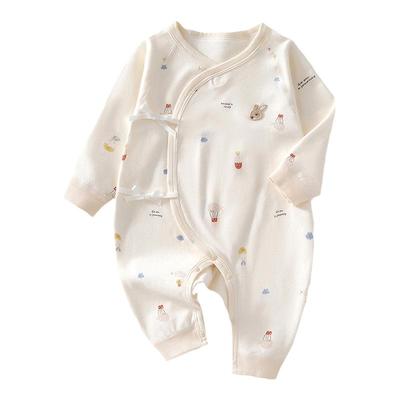 新生婴儿衣服满月宝宝连体衣刚出生0一3月纯棉a类哈衣爬服无骨