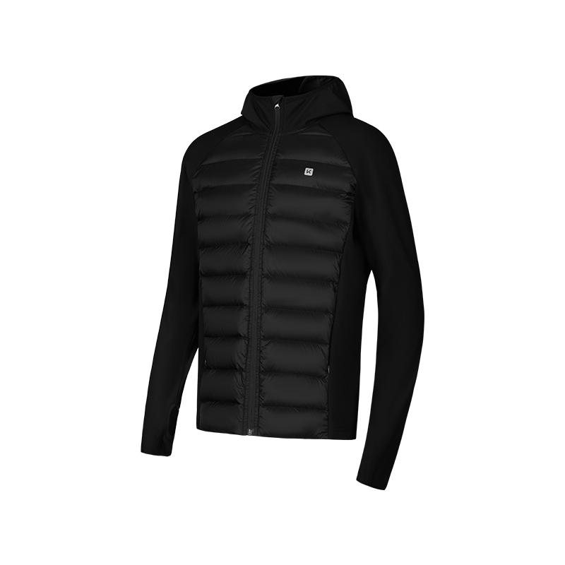 Keep轻薄三防连帽排骨羽绒服男