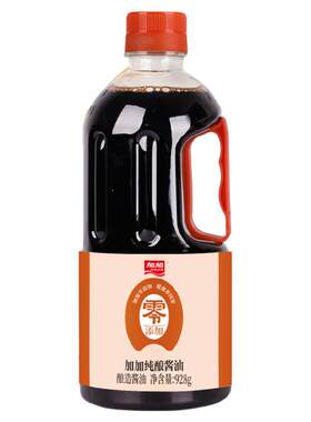 加加纯酿酱油928g特级品质酱油炒菜凉拌无碘盐家用调味品配料干净