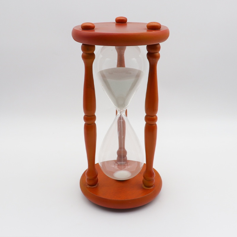 实木天然沙漏摆件高级感沙漏计时器流沙工艺品创意摆件商务礼品