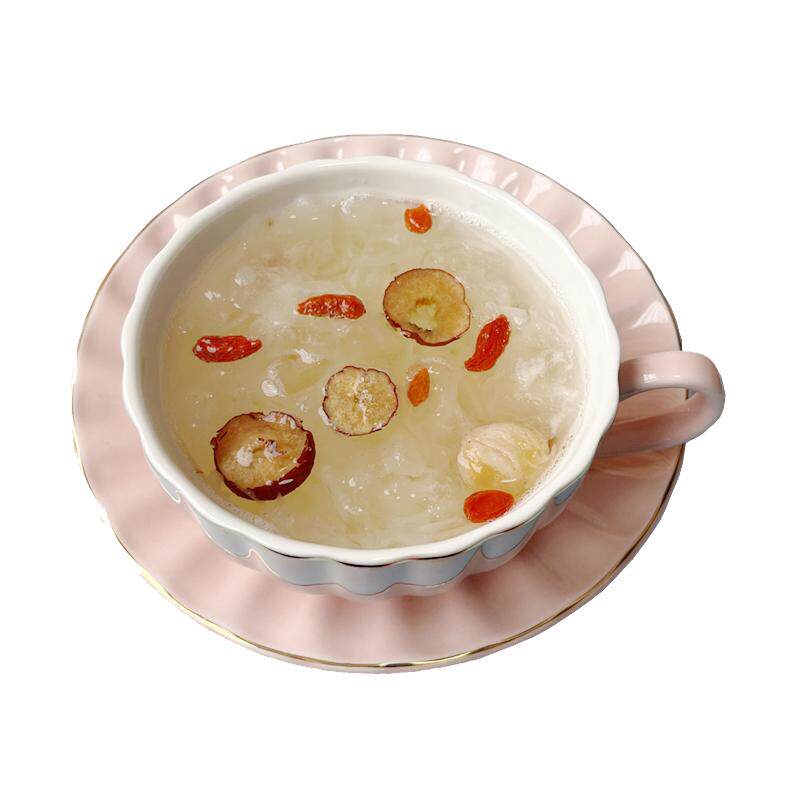 新鲜冻干银耳羹冲泡即食免煮代餐速食银耳汤红枣枸杞雪梨莲子百合