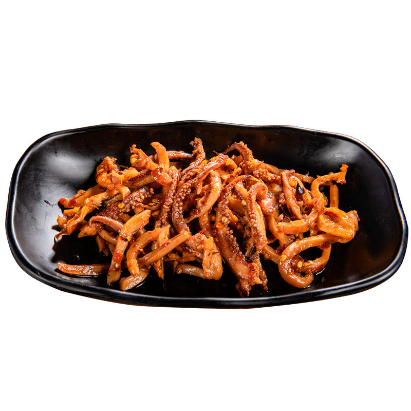 香辣味鱿鱼须100g袋麻辣即食碳烧烤鱿鱼海鲜孜然味网红休闲零食品