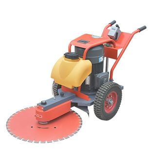 手推式切桩机混凝土抱箍锯桩机滑道式割桩机破桩机水泥桩头切割机