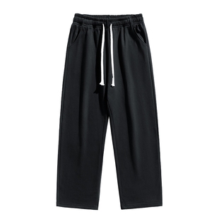 回力官方旗舰店卫裤男秋冬新款加绒休闲长裤子男款宽松直筒运动裤