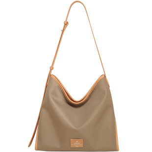 妙迪大容量轻便帆布托特包女新款松弛感斜挎包通勤单肩腋下包包女