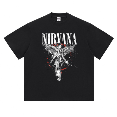 Nirvana涅槃乐队潮牌短袖T恤