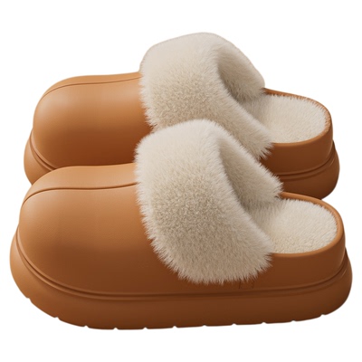 防水棉拖鞋女士冬季2025新款厚底