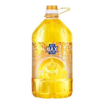 盒马MAX 零反式脂肪玉米胚芽油 5L特级非转基因玉米食用油