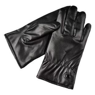 皮手套冬季男女士骑行加绒保暖手套防风防水摩托车骑车可触屏防寒