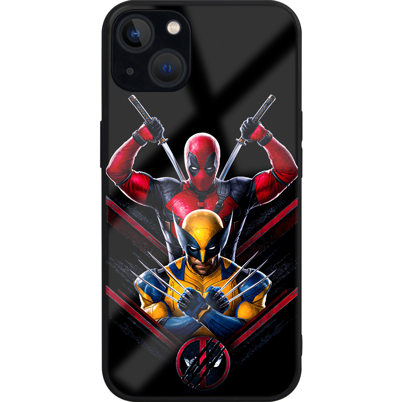 死侍与金刚狼手机壳适用iPhone15promax苹果14小米13钢化玻璃vivos19华为p60三星s24红米note