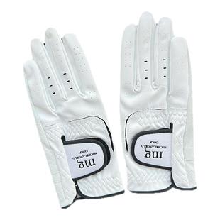 进口高尔夫球手套小羊皮男女左右双手真皮防滑耐磨透气舒适golf