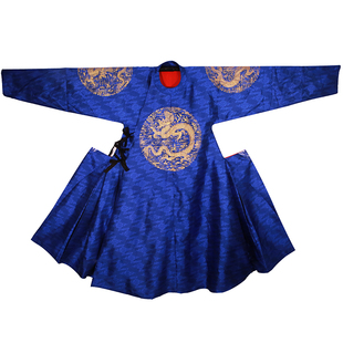 翼·织金四团龙纹衮服明朝皇帝藩王服汉服龙袍定制商品