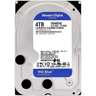 WD/西部数据1T机械硬盘WD10EZEX 3.5寸7200转台式电脑单碟蓝盘1TB