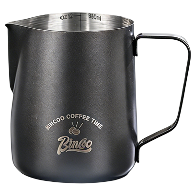 Bincoo咖啡拉花缸不锈钢尖嘴打奶缸带刻度打奶泡杯拉花神器咖啡杯