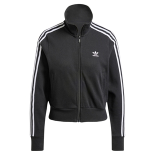 阿迪达斯三叶草外套女装春季新款复古穿搭时尚运动修身夹克KY2150