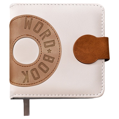 创意设计a7随身英语单词本皮面