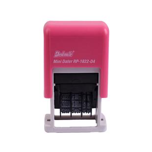 名字印章带日期签名印章十二年日期可调德士美定制带日期姓名印章按压式回墨翻斗自动出墨姓名签字章定制