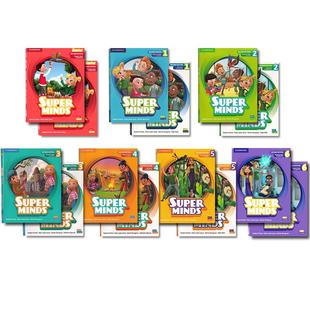 英版新版第二版Super Minds starter/1/2/3/4/5/6级 学生书+练习册附带正版激活码含Ebook在线练习 剑桥大学出版社superminds少儿