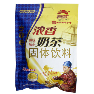 内蒙古锡盟特产正蓝旗长虹浓香咸味奶茶粉袋装400g内含黄油炒米