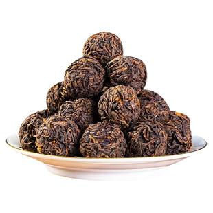 【可试喝】云南普洱茶勐海布朗山熟茶叶龙珠迷你小粒装 8年纯干仓